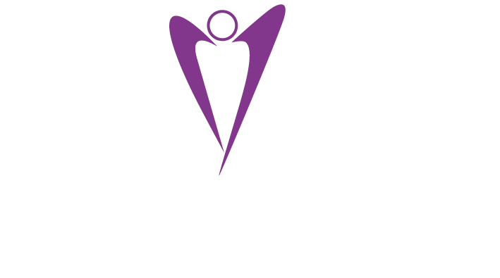 Logo von Kraft Bestattungen mit stilisierter Figur in Lila, Text: „Kraft Bestattungen – Familienbetrieb seit 1995“, Link zur Startseite.